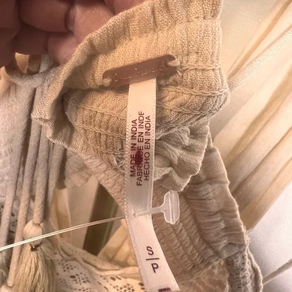 Free People Santa Maria Maxi Dress in Summer Khaki NWOT - Picture 6 of 6